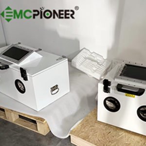 RF shielded box ready for shipment